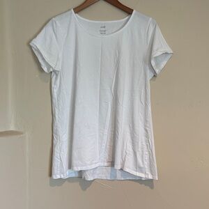 J. Jill Casual White Short Sleeve Tee